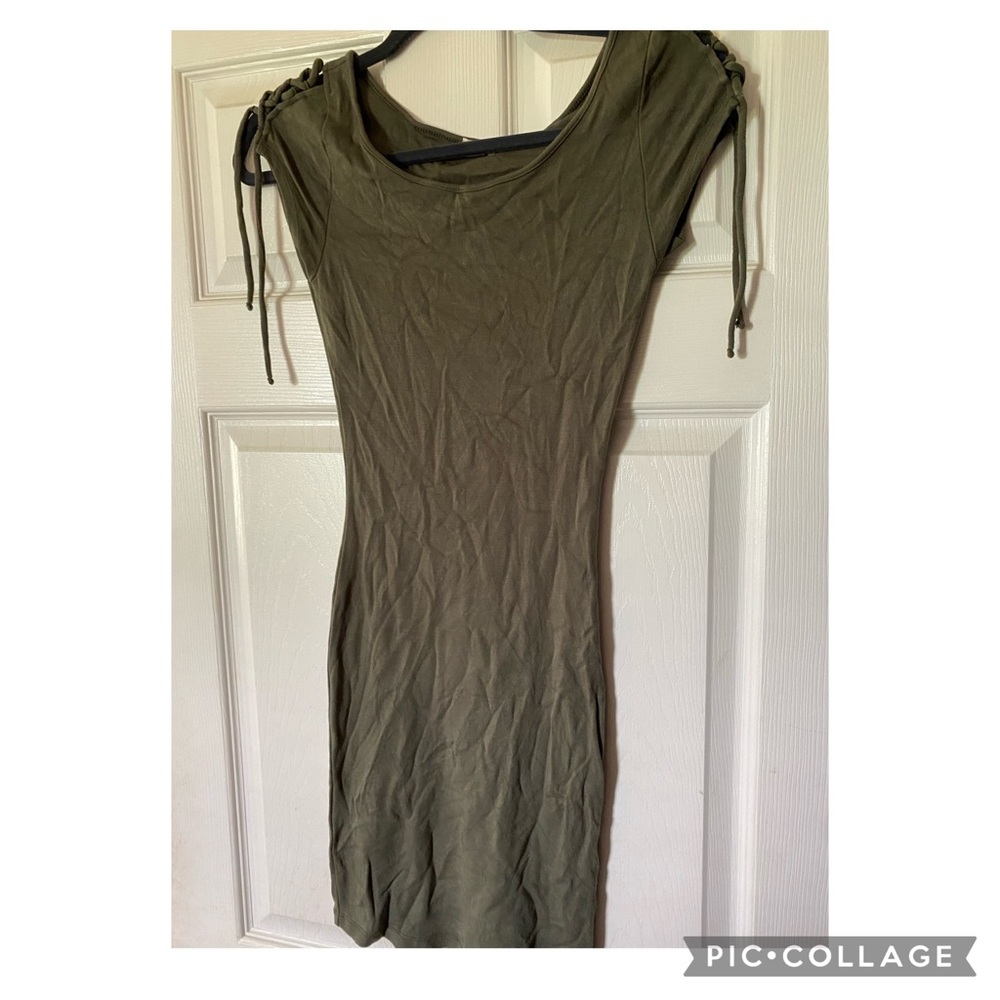Army Green Body-con Dress